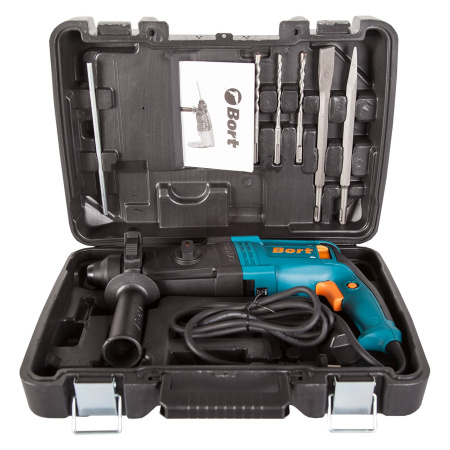 Перфоратор Bort BHD-920X 900Вт, 3 реж., 3.5Дж, 0-900 об/мин, 0-5000 уд/мин, реверс, SDS-plus