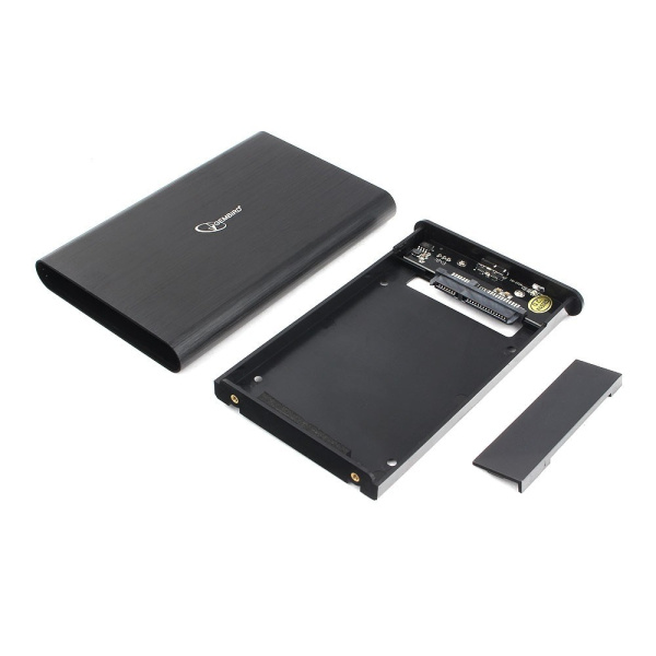 Внешний бокс для HDD 2.5" USB_3.0  Gembird EE2-U3S-50 черный алюминий