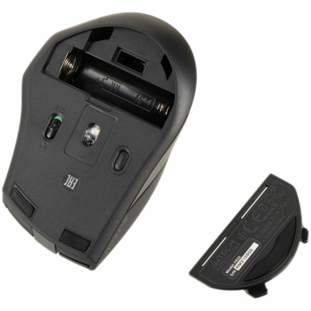 Мышь беспроводная A4Tech Fstyler FB35 оптическая 2000dpi, BT/Radio USB для ноутбука черный/зеленый