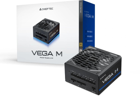 Блок питания 1000Вт Chieftec Vega 1000W (APFC,135мм,4PCI-E+16 pin (12V-2x6),6SATA,80+Gold,модульный)[PPG-1000-C]