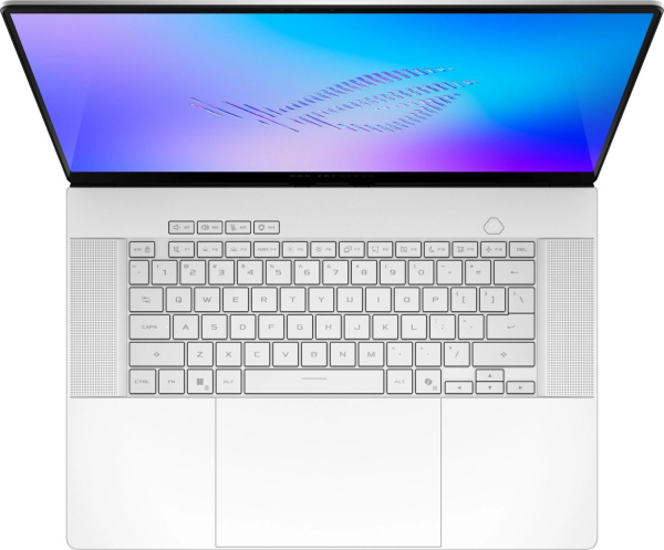 Ноутбук Asus ROG Zephyrus G16 GU606AX-TB023W Core Ultra 9 386H 64Gb SSD1Tb NVIDIA GeForce RTX 5090 24Gb 16" OLED 2.5K (2560x1600) Windows 11 Home white WiFi BT Cam Bag (90NR0PE1-M00160)