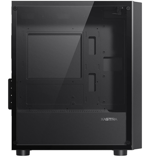 Корпус mATX Б_БП XASTRA A402M 4ARGB Black (USB3.0,Audio,TG,черный,Mesh,4х120мм FRGB,CPU Cooler до 159мм, VGA до 310мм)[A402M-4FC12A-BK]