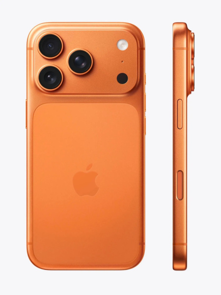 Смартфон Apple iPhone 17 Pro <ПИ> 12Гб 256Гб Cosmic Orange 6.3", Super Retina XDR, 2622*1206, A19 Pro, 48+48+48Мп, 18Мп, 5G, NFC, 4252мАч, iOS 26 (Без
