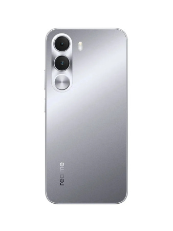 Смартфон Realme C100i 4Гб 128Гб Серебристый 6.8", IPS, 1520*720, 2*1.8+6*1.6ГГц, 8Мп, 5Мп, 4G, NFC, 7000мАч, And 16
