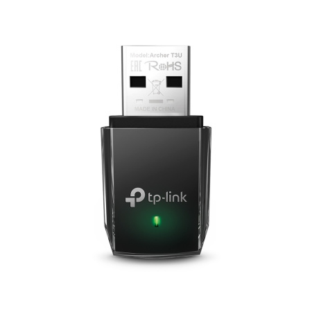 Адаптер WI-FI USB TP-Link Archer T3U AC1300 867+400_Mbps 802.11n/ac 2.4/5 ГГц