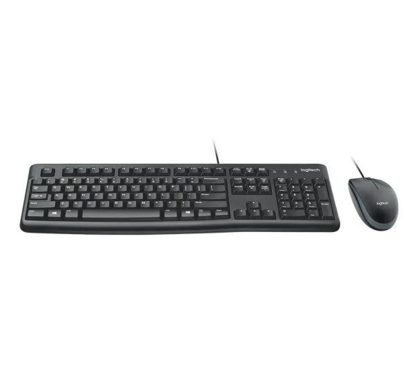 Комплект USB Logitech MK120 (920-002589) клавиатура 104кл.+ мышь 1000dpi, с кириллицей Black
