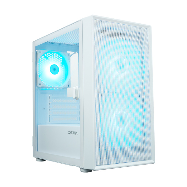 Корпус mATX Б_БП XASTRA A305M 3ARGB White (USB3.0,Audio,TG,черный,1х120мм,2х140мм ARGB)[A305M-2FC14A-1FC12A-D-WH]