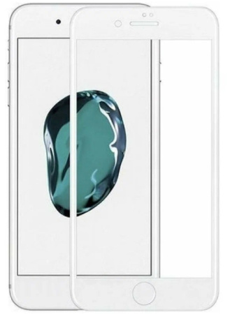 Защитное стекло для iPhone 7 Plus/8 Plus ZibelinoTG 5D (white)