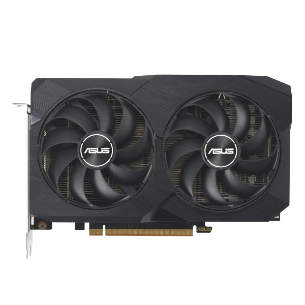 Видеокарта Radeon RX 7600 Asus 8Гб DUAL OC V2 GDDR6,128bit,HDMI,3DP (DUAL-RX7600-O8G-V2) ret