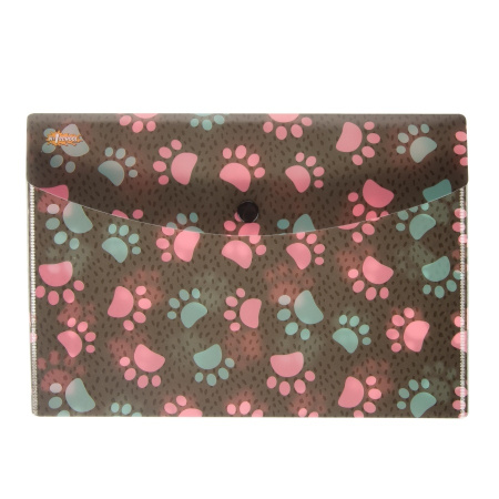 Папка-конверт на кнопке №1 School А5 "Panda" (1725966)