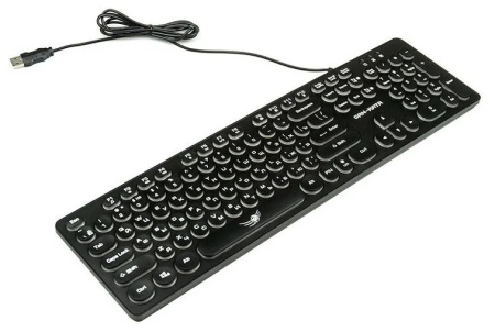 Игровая клавиатура USB Dialog Gan-Kata KGK-16U мембранная, подсветка, Black