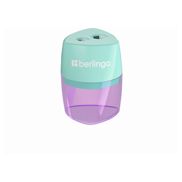 Точилка Berlingo "Haze XL" 2 отверстия, ассорти BBp_15040