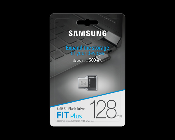 Флеш-накопитель USB3.1 128Gb Samsung MUF-128AB/APC черный FIT 300 МВ/s
