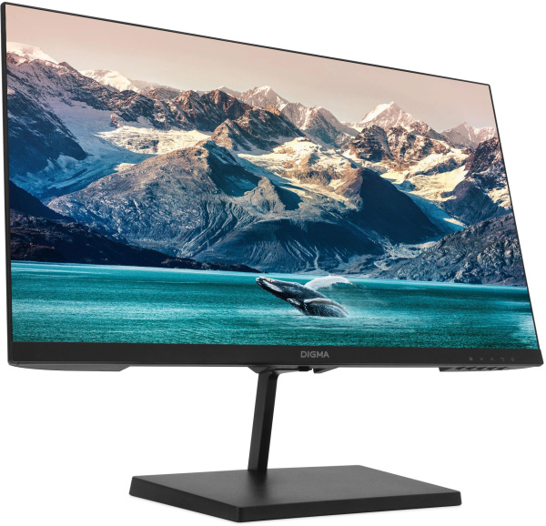 Монитор 21.5"/Digma/Progress 22A501F/Черный/VA/1920х1080/100Hz/VGA/HDMI/DP/Мультимедиа