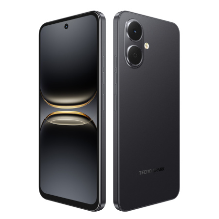 Смартфон Tecno Spark Go 2 3Гб 64Гб INK BLACK 6.67", IPS, 1600*720, 2*1.8+6*1.6ГГц, 13Мп, 8Мп, 4G, 5000мАч, And 15