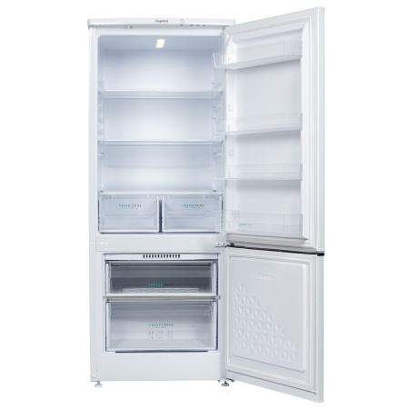 Холодильник Бирюса 551 White, 2 камеры, 240л/180л/60л, 58x62x145, класс А, капельная система