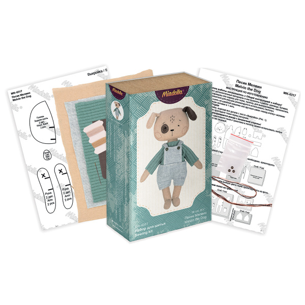 Набор для шитья "Miadolla" MN-0317 Песик Мелвин