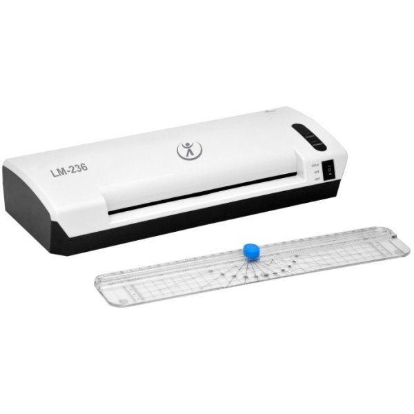 Ламинатор LM-236 А4, 80-125мкм, 2 горячих 2 холодных вала с внешним нагревом (7702)