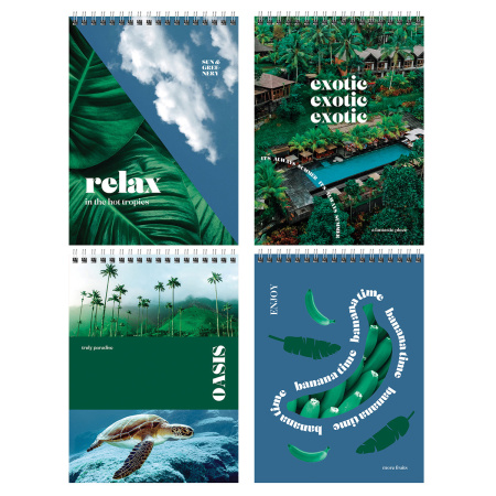 Блокнот BG А5 80л. "Время путешествий" гребень Б5гр80 12210