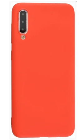 Чехол силиконовый для Samsung Galaxy A50 Silicone case красный