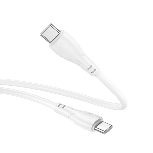 Кабель USB Type-C (m) - USB Type-C (m) BOROFONE BX121 60W, 1.0м 3.0A белый
