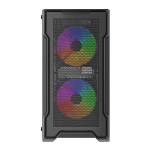 Корпус mATX Б_БП Powercase Mistral Micro X3B ARGB (USB, Audio,TG, 3x120mm ARGB, черный)[CMMXB-A3]
