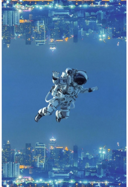 Блокнот Эксмо А6 64л. "Космическое настроение" КЗ6644121