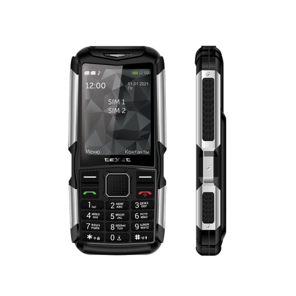 Сотовый Texet TM-D314 Black 2sim/2.8"/320*240/microSD/Bt/2500мАч/моноблок