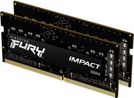 Память оперативная/ Kingston 32GB 3200MT/s DDR4 CL20 SODIMM (Kit of 2) FURY Impact