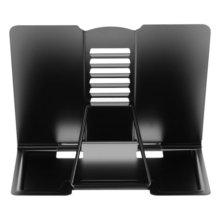 Подставка для книг СТАММ металлическая, черная ПКМ-31133