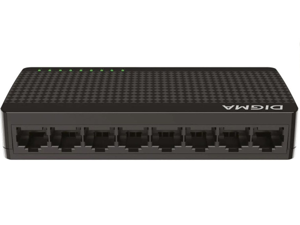 Коммутатор Digma DSW-108GE (DSW-108GEV2) 8-ports 10\100\1000_Mbps