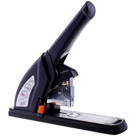 Степлер мощный BERLINGO на 120л.  энергосберегающий, черный (DSd_12031)