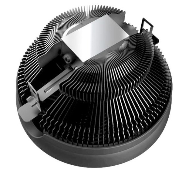 Кулер S115х/775/AMx/FMx/AM4 PCCooler E126MB (92W,120mm,PWM,1000-1800rpm,Al,Blue led)