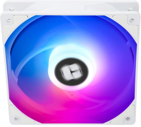 Кулер в корпус 120х120х25 Thermalright TL-C12CW-S (Pack of 3)(1550prm/4Pin PWM/66.17 CFM/25.6дБ/подшипник гидродинамический/ARGB/белый)(комплект венти