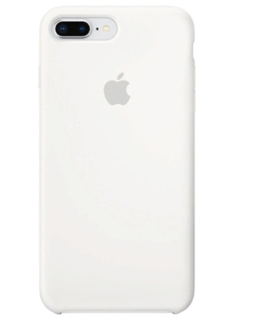 Чехол силиконовый для iPhone 7/8 Plus прозрачный белый