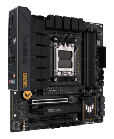 Мат.плата SocAM5 AMD B650 Asus TUF GAMING B650M-PLUS (mATX,4DDR5,2M.2,2PCI-E16,PCI-E,HDMI,DP,PC7600)