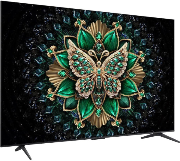 Телевизор LED TCL 65" 65C6K QD-Mini LED Frameless черный 4K Ultra HD 144Hz MEMC DVB-T DVB-T2 DVB-C DVB-S DVB-S2 USB WiFi Smart TV