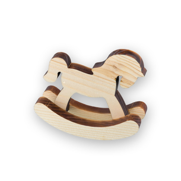 Лошадка-качалка "Mr. Carving" ВД-359 сосна 9.5 х 1.1 х 12 см