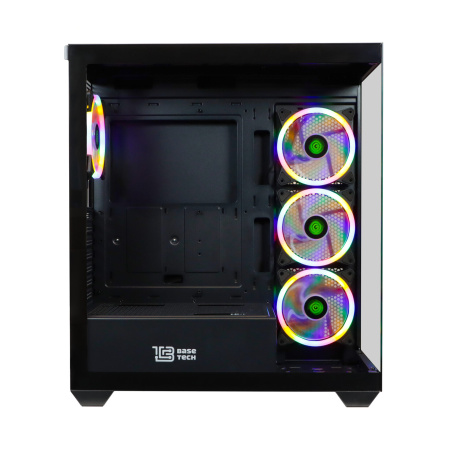 Корпус EATX Б_БП BaseTech eXtreme GFX-05 (USB3.0,Audio,TG,черный,4х120мм RGB,"стеклянный куб")[BT-GFX-05-TG-4F-RGB]