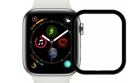 Защитное стекло для Apple Watch (44mm) Zibelino 3D (ZTG-3D-APL-W44-BLK) (black)