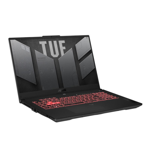 Ноутбук ASUS TUF Gaming A17 FA707NUG AMD Ryzen 7 7445HS/16Gb (D5)/SSD512Gb/RTX4050 6Gb (115W)/17.3"/IPS/FHD/1920x1080/144Hz/NoOS/RJ-45/Mecha Gray/2.6kg