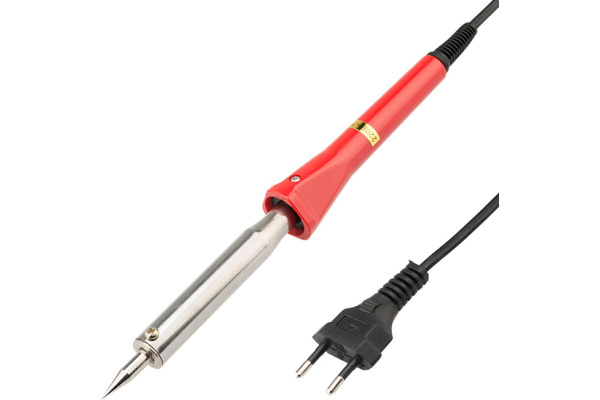 Паяльник 220в, 100вт, жало d7.5мм, нихромовый нагреватель, PROconnect 12-0126-4