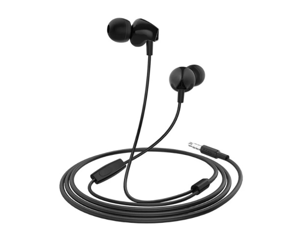 Гарнитура проводная HOCO M60 вставные,16 Ом, 95 дБ, кабель 1.2м, черный