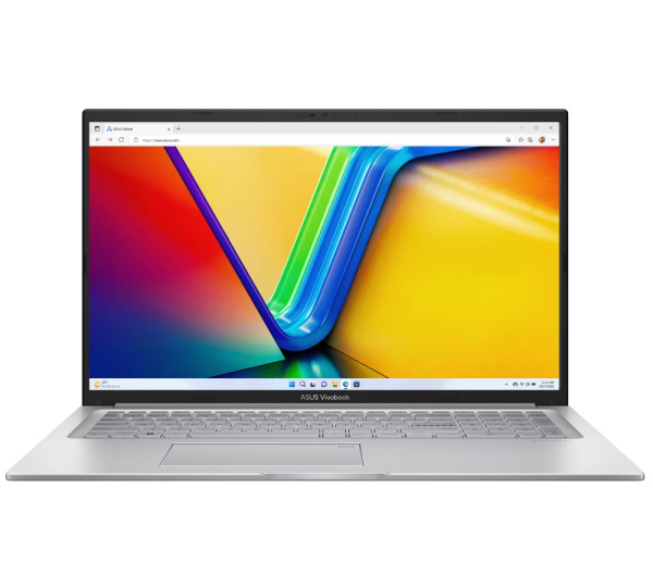 Ноутбук Asus 17.3" X1704ZA-AU447 Intel i3-1215U/16Gb/512SSD/VGA int/noOS/IPS/FHD/Silver