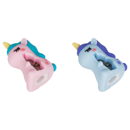 Точилка MESHU "Unicorn" 1 отверстие, ассорти MS_53234