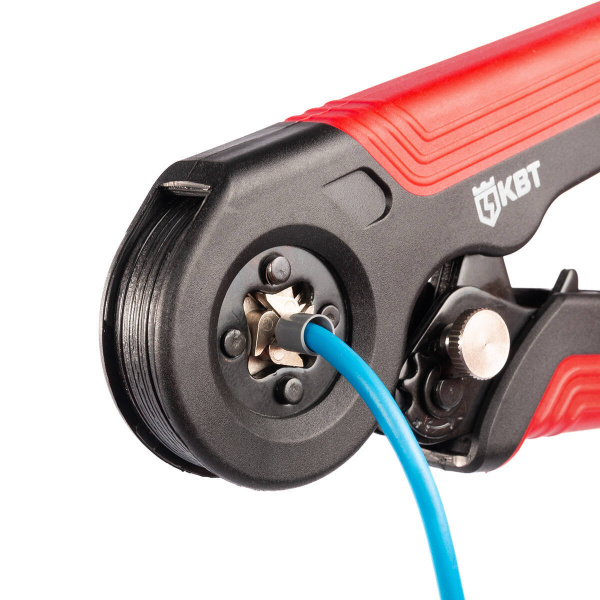 Кримпер КВТ ПКВк-10А, НШВ НШВИ 0.25..10.0мм2, обжим квадрат