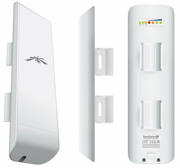 Точка_доступа Ubiquiti NanoStation_M5 (NSM5) 802.11n 150_Mbps 5_ГГц_внешняя_до_15_км