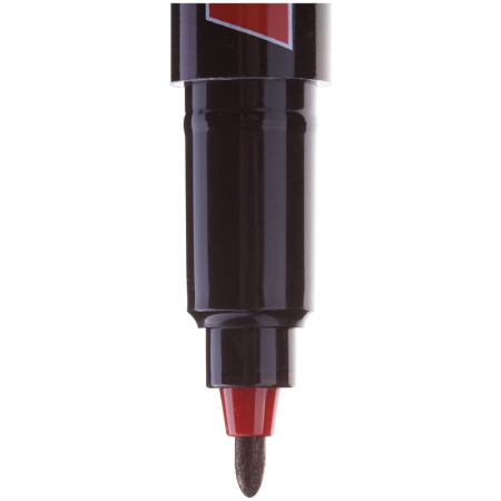 Маркер перманентный BERLINGO 1,0мм., пулевидный, красный (PM6322)