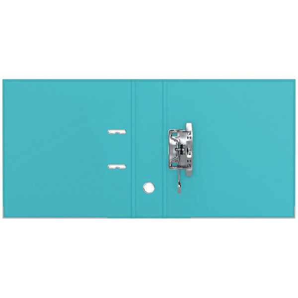 Папка-регистратор 70мм. СТАММ "Имидж" бумвинил, кант, бирюзовая ММ-31834