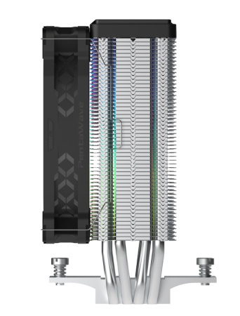 Кулер S115х/1200/1700/AMx PentaWave PC-Z04E SRB ARGB (220W/120mm/600-1850rpm/ARGB/4 тепл.трубки)